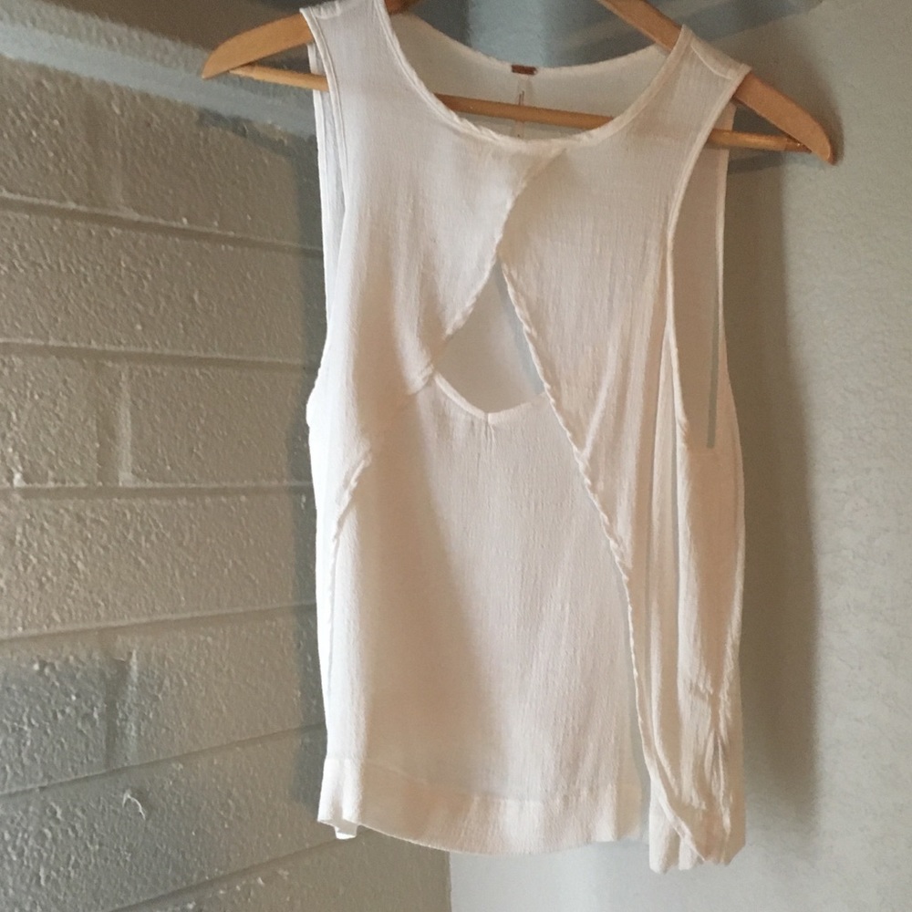 Free people white top